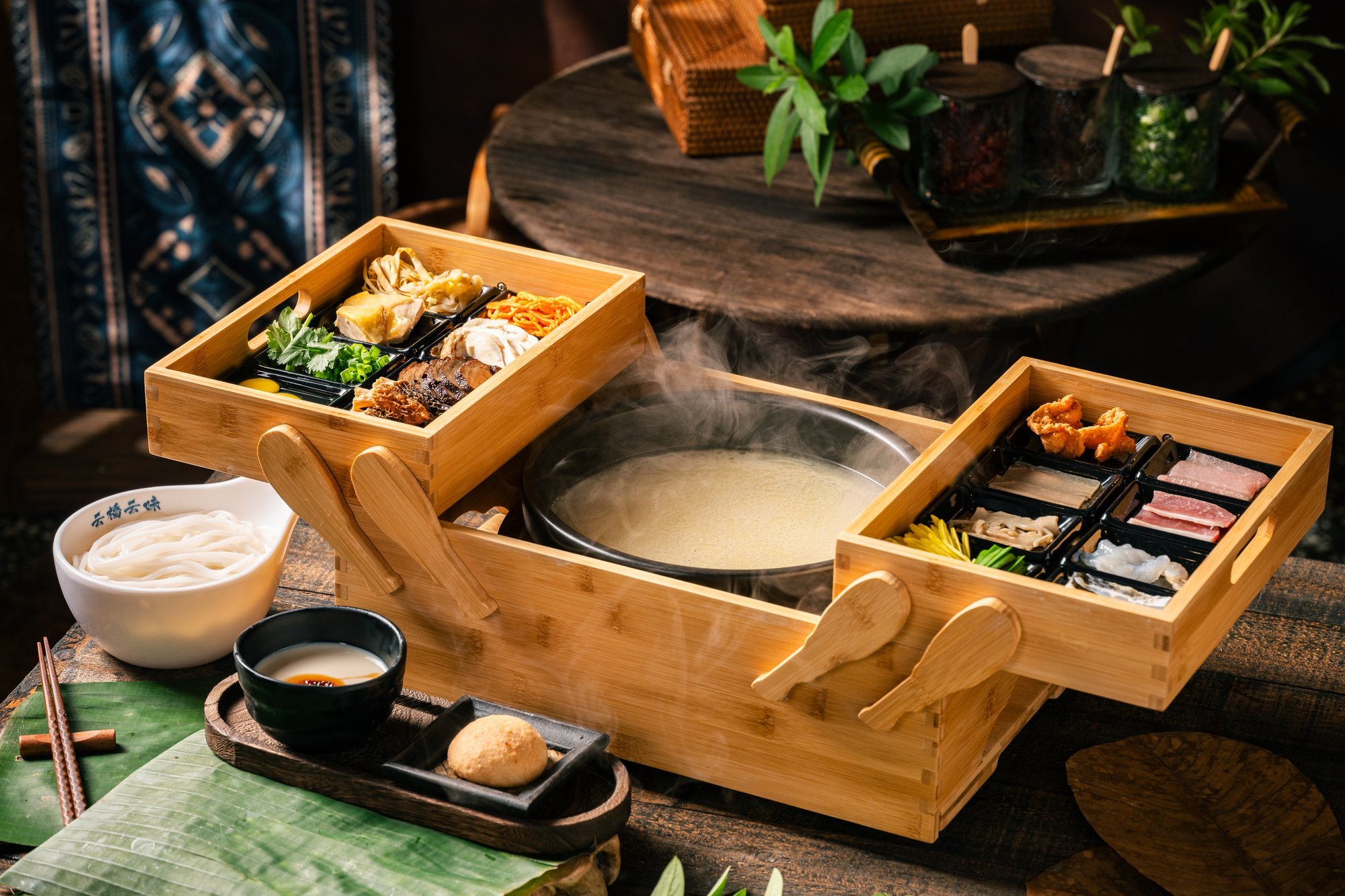 菜品图片-云桥云味-野生菌过桥米线
